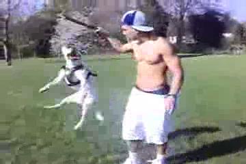 Muscleboy and Dog
