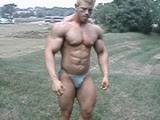 John Posing On The Lawn