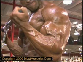 Bodybuilder David Hughes
