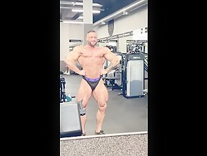 Underwear Gym Posing